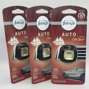 Febreze Old Spice Auto Car Vent Clip Air Freshener (3 Pack)